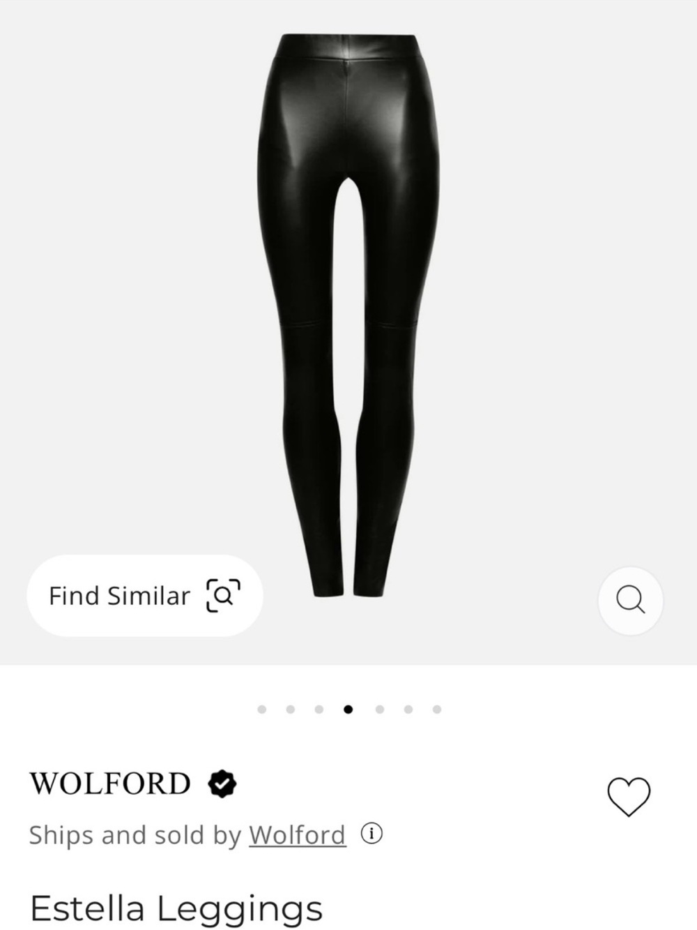 Wolford Estella Black Leggings NWT
